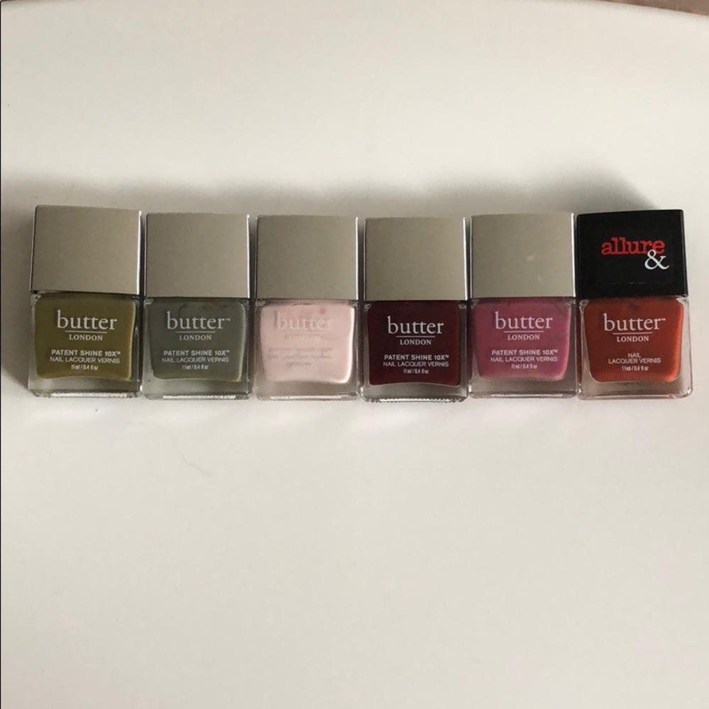 Button London patent shine 10X nail polish